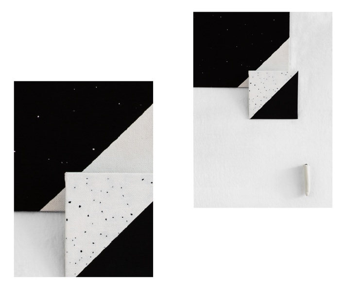 Mykonos Biennale  -  White Paint Black Canvas / White Canvas Black Paint - screen shot