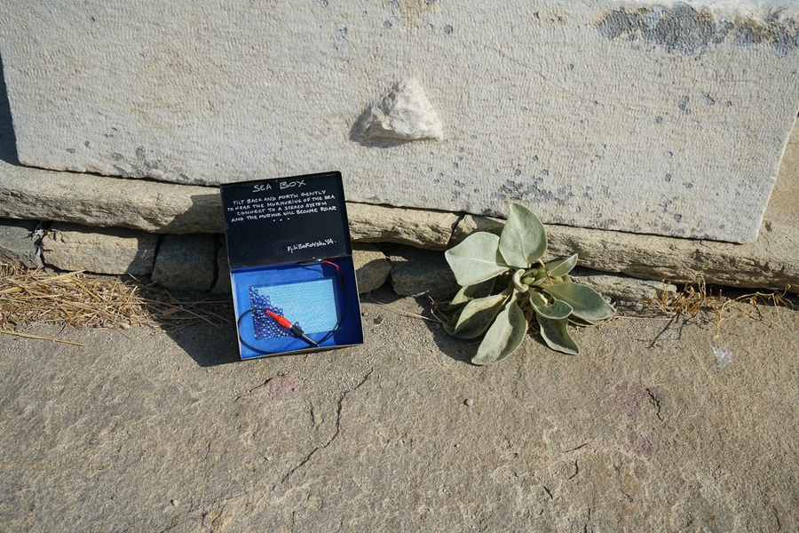 Mykonos Biennale  -  Sea Box - screen shot
