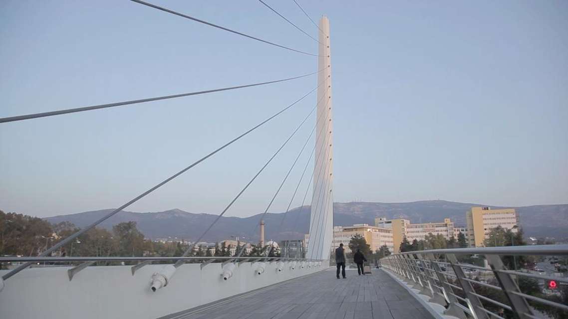 Mykonos Biennale 2015 - Film Festival -  The outcasts of the Calatrava Bridge - screen shot