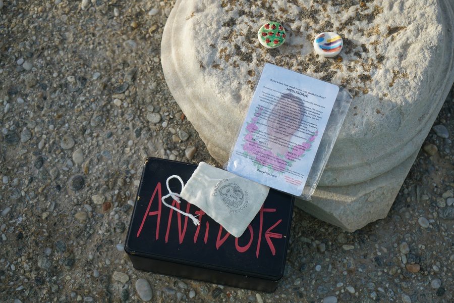 Mykonos Biennale  -  antidote Box - screen shot